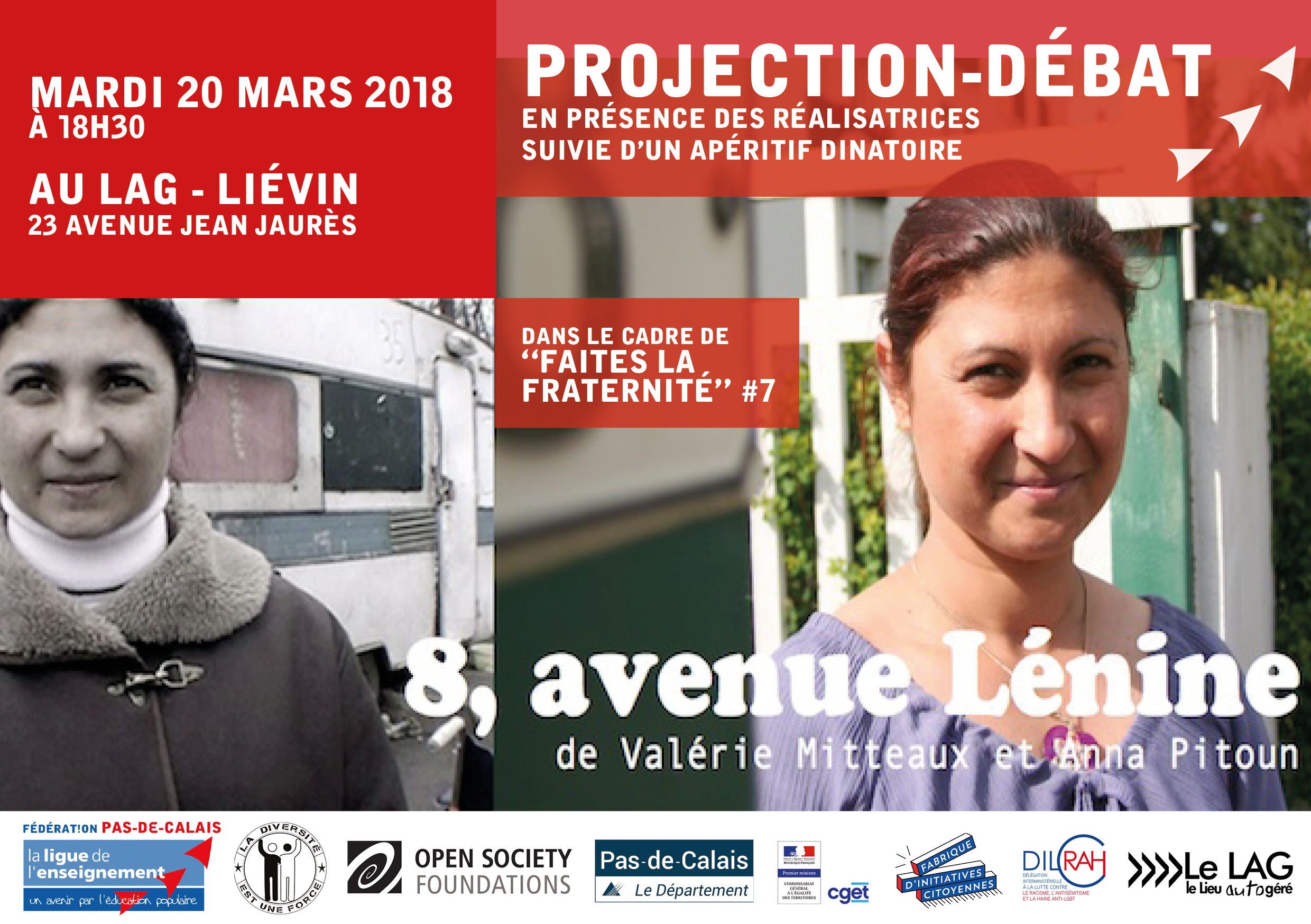 Invitation 20 mars_Projection 8 avenue Lénine au LAG de Liévin